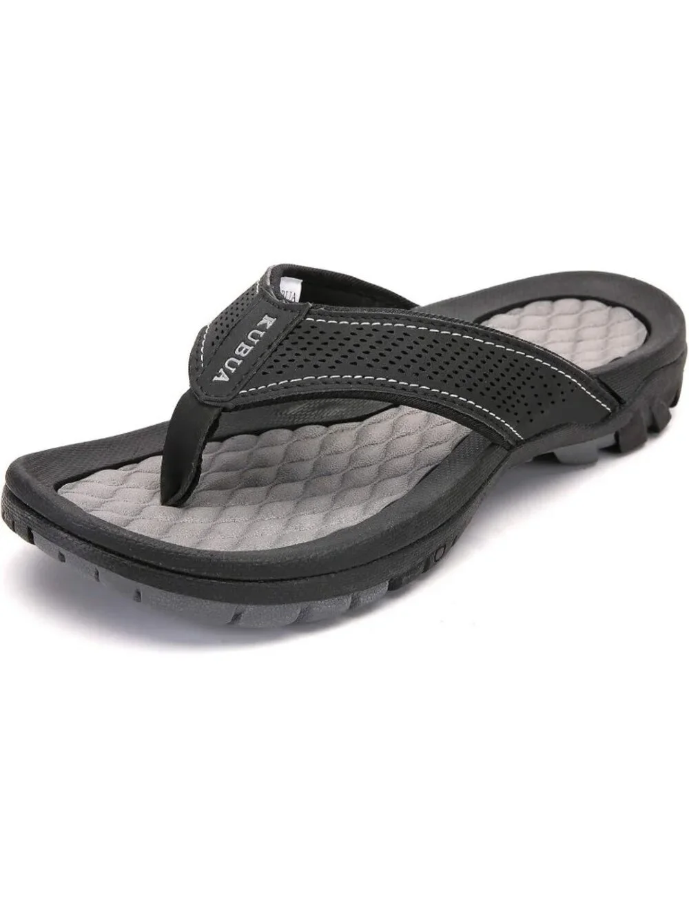 Men's Black Beach Flip-Flops Water Casual Outdoor Athletic Thong Sandal Slipper